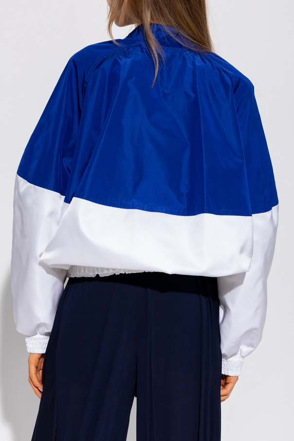 LOEWE ネイビー ストライプ ブルゾン